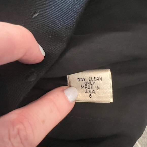 Richard Tyler Couture Black Strapless Sheath Dress Women’s Size 6 – Made in USA, - Picture 7 of 8